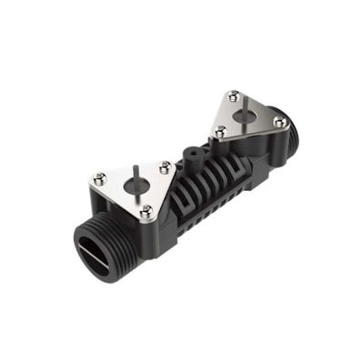 DN25 Transducer Flow Meter 1MHZ Ultrasonic Liquid Flow Transducer With Pipe